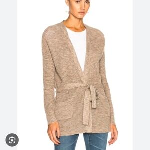 AG amara cardigan linen blend